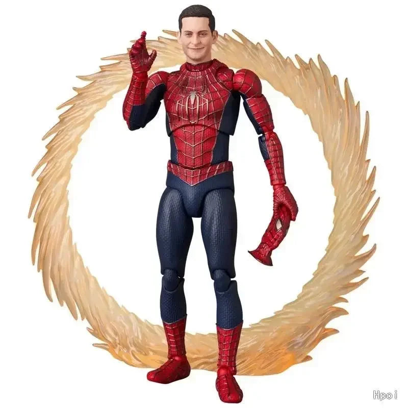 In stock  Spider Man Mafex No.241 Figure  New Toby Maguire  Heroes Have No Return  GK Anime Action Toy Best Seller Gift
