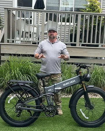 Electric Bike for Adults 1500W Peak 30 MPH E-Bike 65 Mile, 48V 20Ah Removable Battery, 26" Fat Tire Electric Dirt Bike, Full Sus