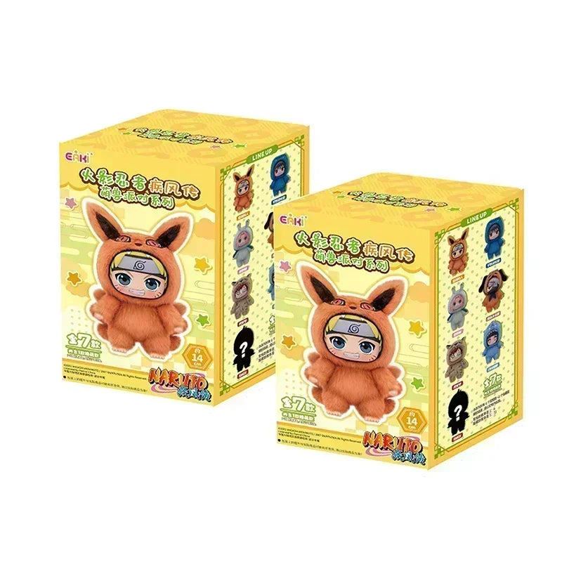 Original Eaki Naruto Blind Box Shippuden Beast Party Series Plush Doll Cute Hand-Made Custom Gift Ornaments For Men And Women