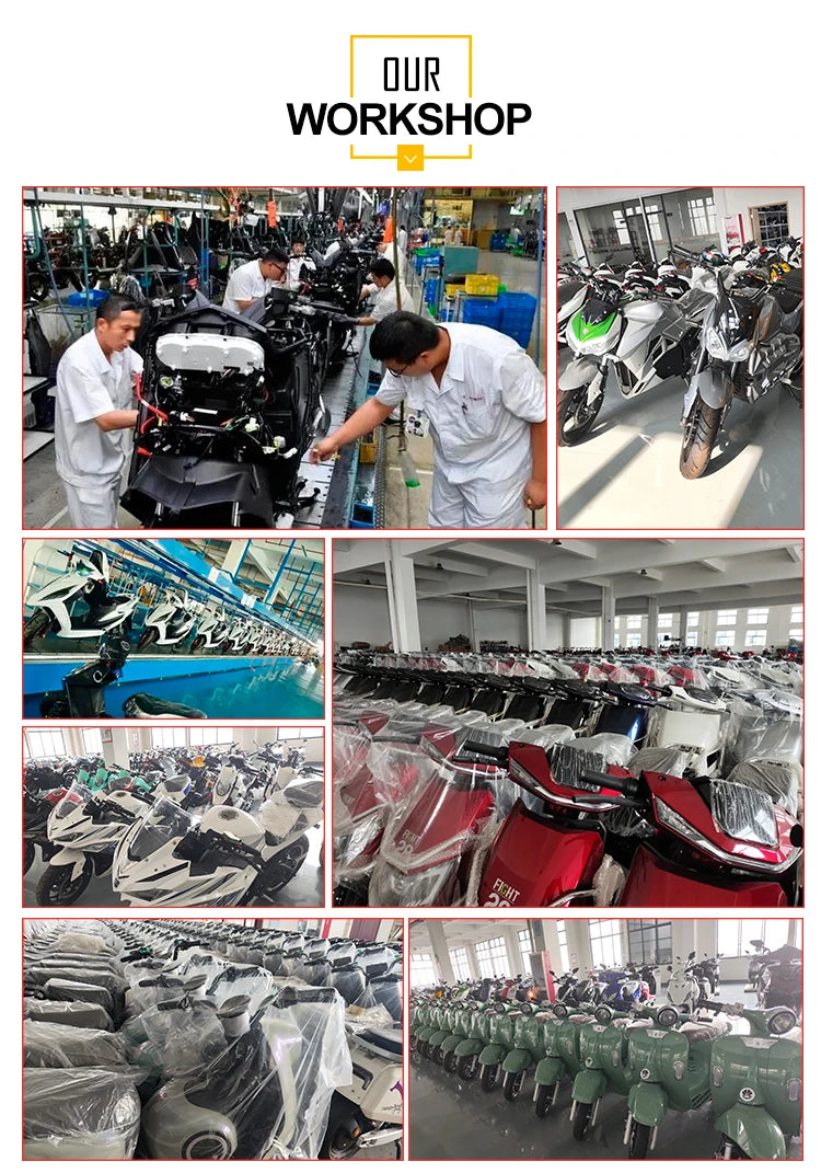Custom 2000W 2 Seaters Electric Motorcycle Chopper Street Mopeds Motor Bike 60V 12-45Ah Long Range