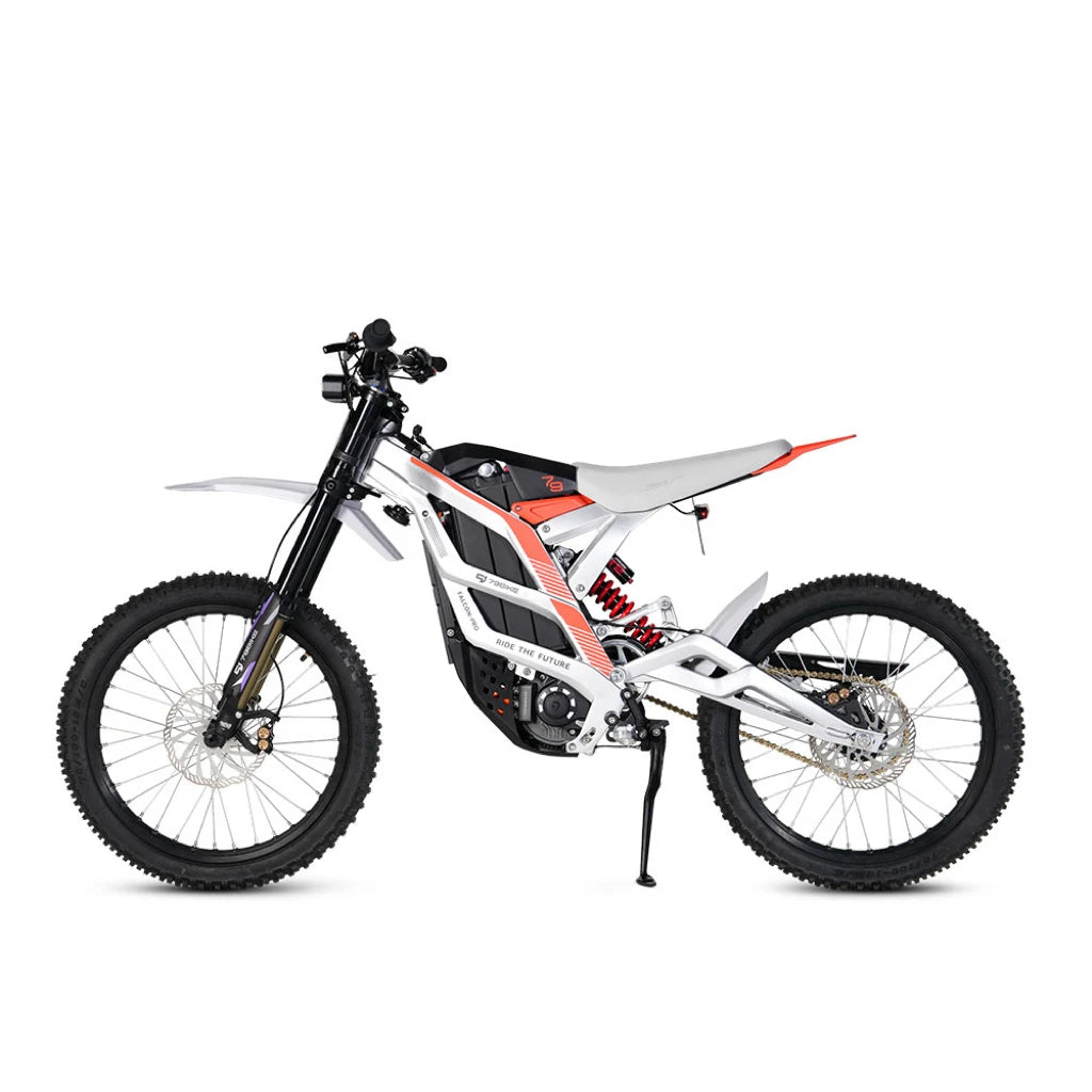 All-Terrain High-Speed Electric Dirtbike With 10000W Central Motor Full Suspension Aluminum Alloy Frame Lithium Battery