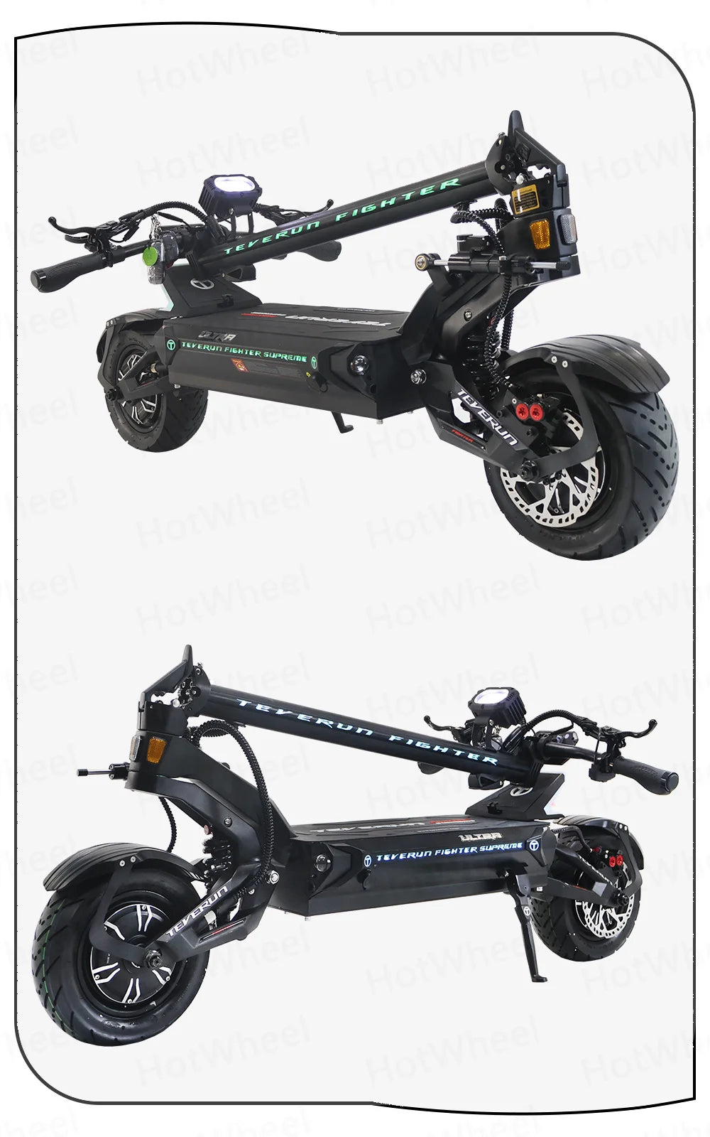 TEVERUN For Supreme Ultra V4 4000W 2000W*2 Dual Motor 72V 60Ah Battery 11inch Tire 4inch Display PKE Four-Piston Brake System