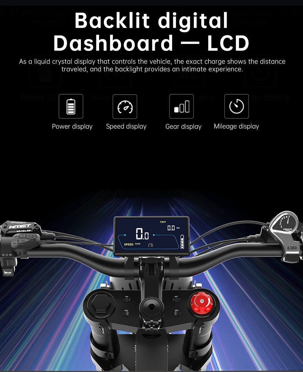 SLDBK X21 Electric Bike 2000W 48V35AH Electric Dirt Bike Battery Snow Electric Motorcycles Off Road E-bike Tyre Mountain Ebike