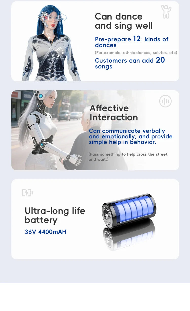 2026 Hot Selling-Bionic Humanoid Robot Can Customize Face, Facial Expressions, Movements, Body Movements and Welcome Robots.