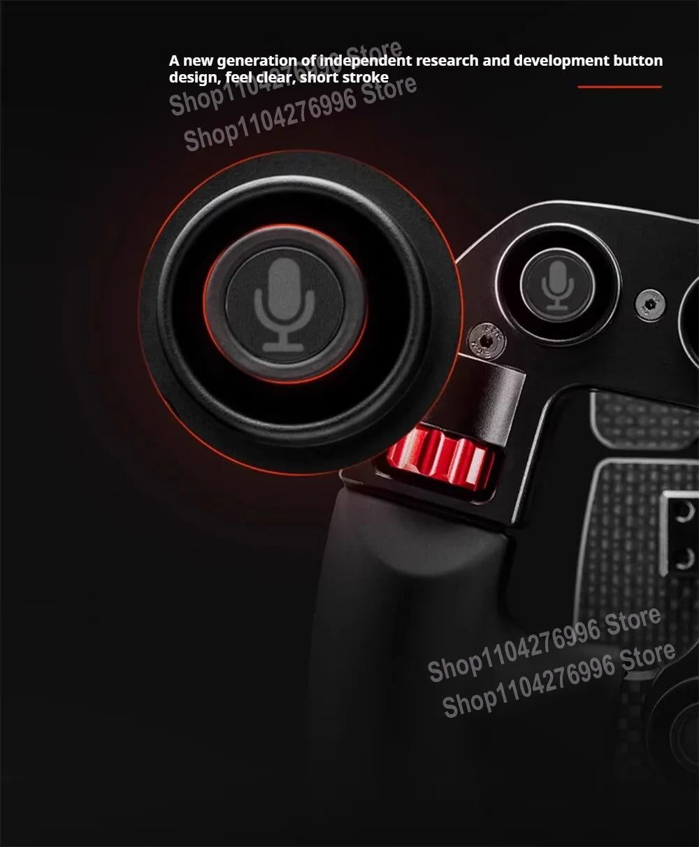PC Formula Steering Wheel Racing Simulator Steering Wheel Carbon Fiber Steering Wheel with 4.3" Display For Simagic FX PRO