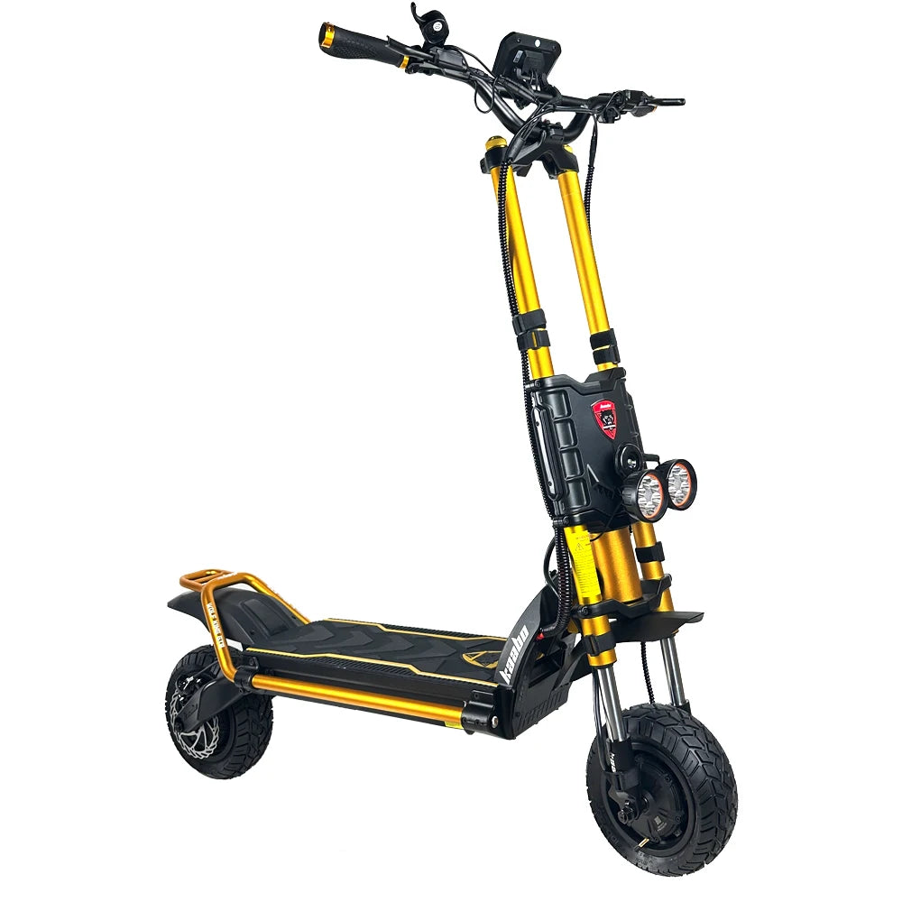 Kaabo Wolf King GTR Max 72V 40Ah 2*2000W Dual Motor Top Speed 105km/h TFT Display IPX7 4Piston Hydraulic Brake Electric Scooter