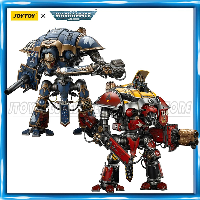 JOYTOY Warhammer 40K 1/18 Imperial Knights House Raven Knight Errant House Terryn Paladin Anime Figures Toys Mech Model