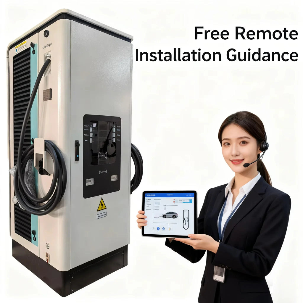 Factory Wholesale New Floor-mounted 120kW CCS2 DC EV Charging Stations for Electric Vehicles