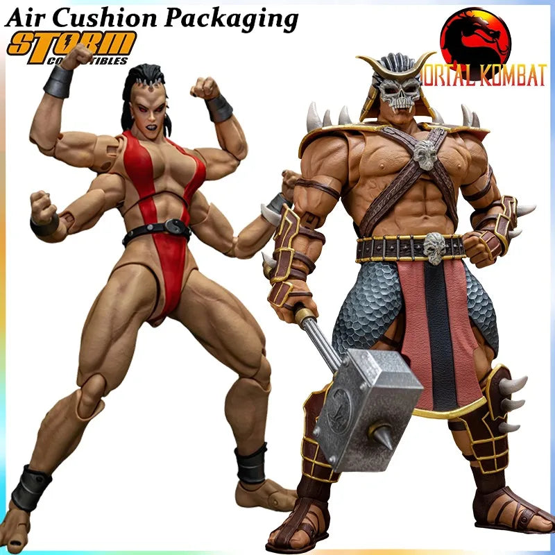 Storm Toys Genuine Mortal Kombat Series Sheeva Shao Kahn Fighting Game Collection Standard Version 1/12 Action Figures Model Toy