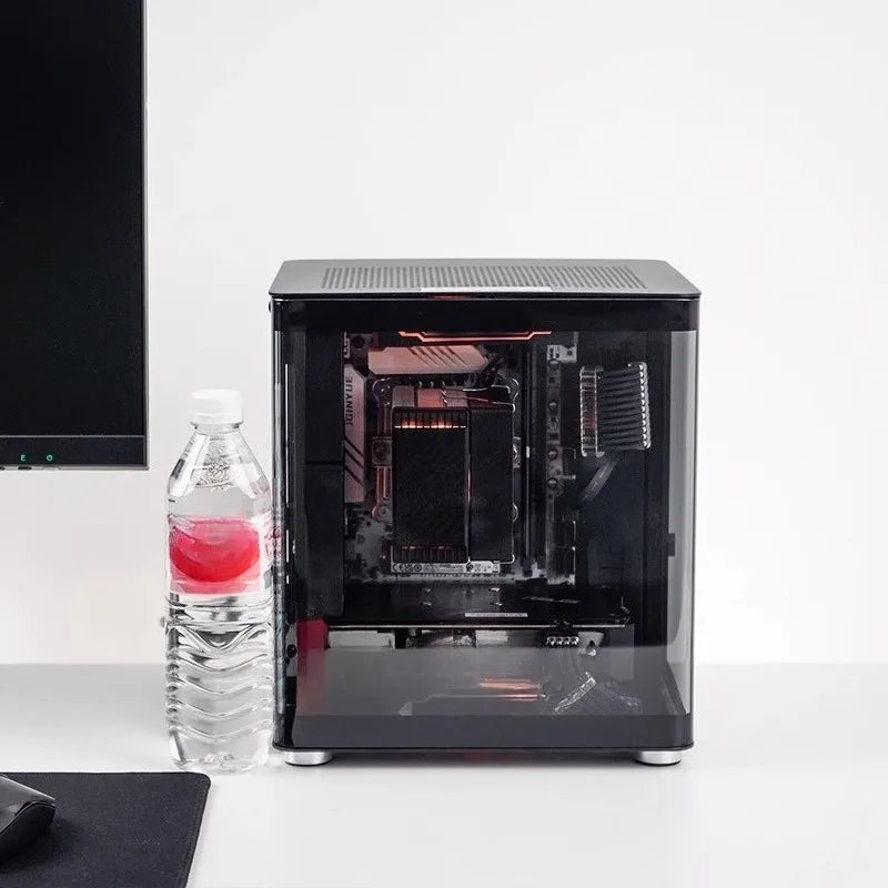 Mini sea view room i5/5060 walnut desktop assembly game computer ITX small host