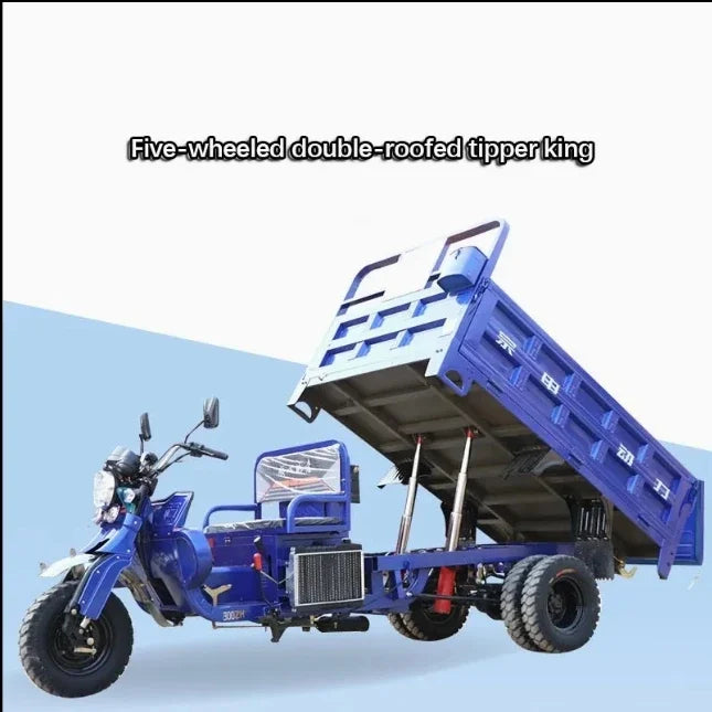 250cc 350cc Dump Cargo Motor Tricycle Motorcycle for Adults Petrol Fuel