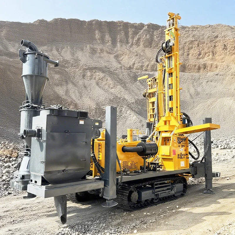 Diesel Reverse Circulation Drilling Rig RC Borehole Drill Machine 600m for Mining Exploration High Efficiency