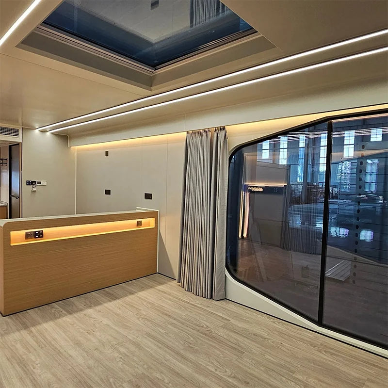Modern Capsule House Factory Price Prefabricated Holiday Home Thermal Insulation Outdoor Garden House Good Quality Low Cost