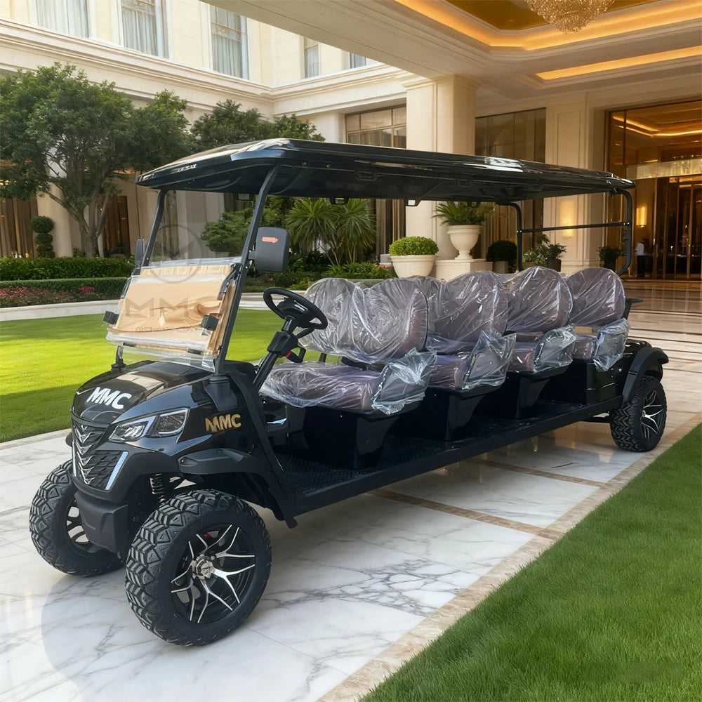 4WD Brand New Utility Vehicle Hunting UTV 4 Seater Golf Car Buggy 10KW 72V Lithium Battery Club Car Off Road Electric Golf Cart