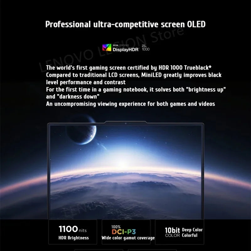 Lenovo Legion Y9000X Laptop Gaming Laptop Intel Core Ultra 9 275HX 16-inch 32GB/1T SSD RTX5060/5070 240Hz Notebook PC