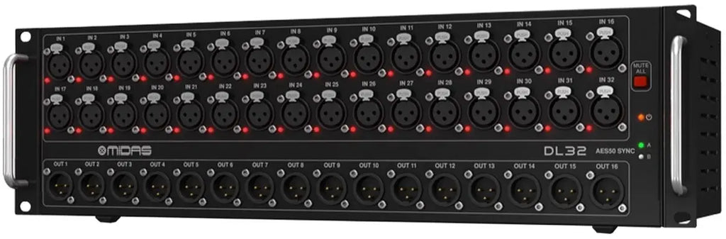 Midas DL32 Digital Snake 32-input Stage Box For Live Show Professional Audio Mixer Sound System