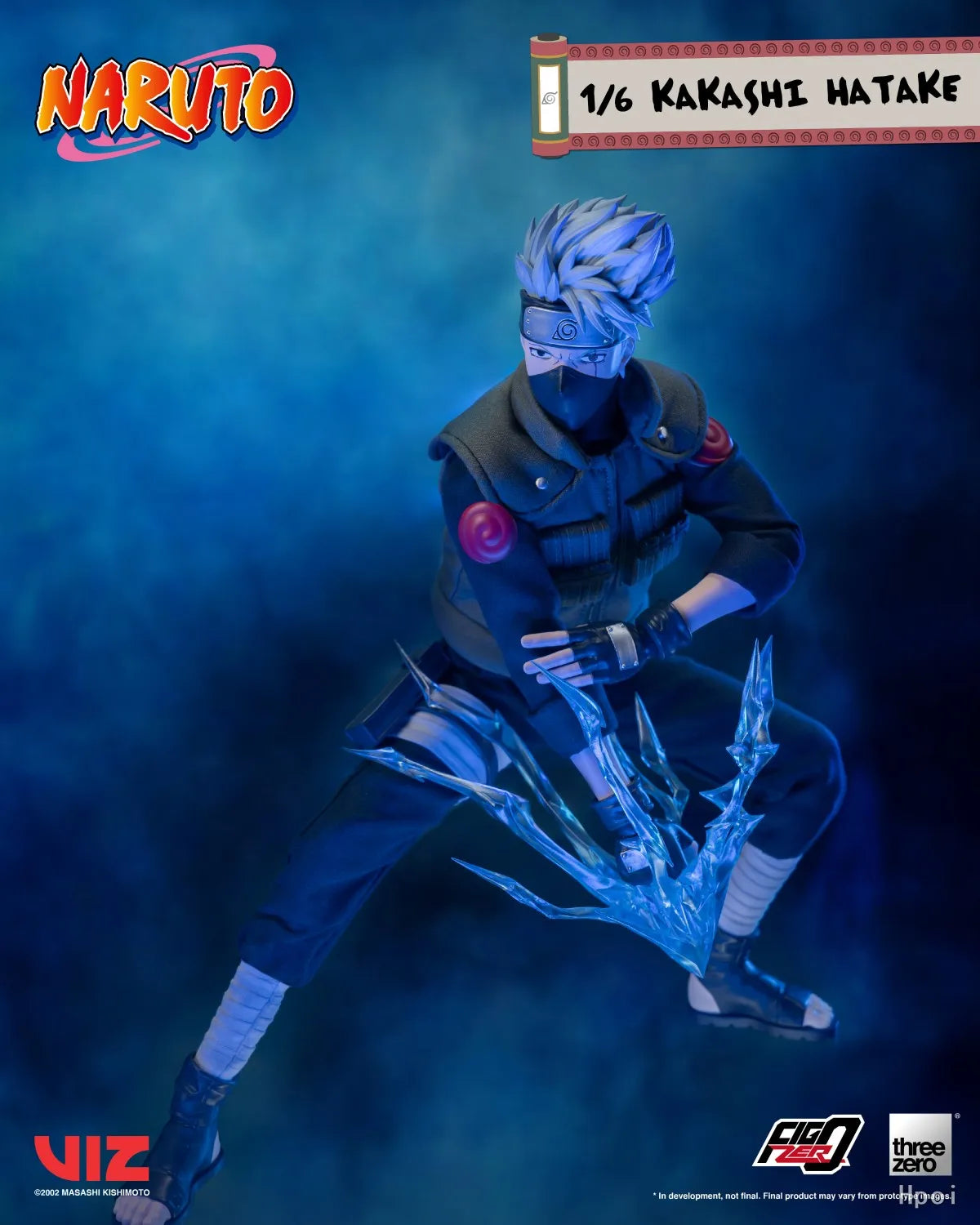 Threezero Genuine FigZero Series Naruto Uzumaki Kakashi Hatake Uchiha Sasuke Japanese Anime 1/6 Scale Action Figures Model Toys