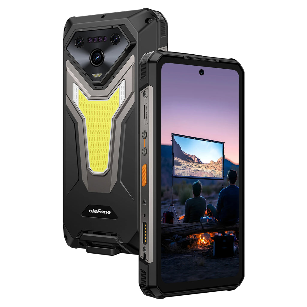Ulefone Armor 34 Pro Plus 5G AI Rugged Phone  6.95" 25500mAh 32GB+512GB Built-in Projector 120Hz NFC Dimensity 7400X Smartphone