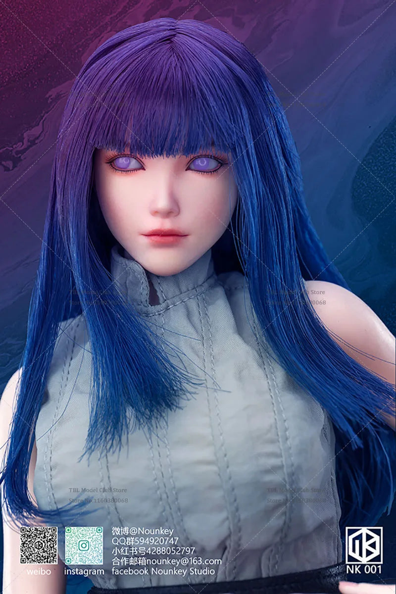 In Stock Nounkey Studio NK001 1/6 Scale Cosplay NARUTO Female Ninja Hyūga Hinata 12Inch Soldiers Action Figure Collection