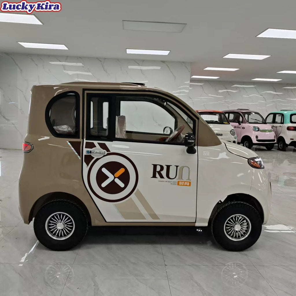 LUKY,,Cheap CE Quality 1000W Without Driving License Electric Small Car 72v Mini 4 Wheels Electric Vehicle Color Customized for