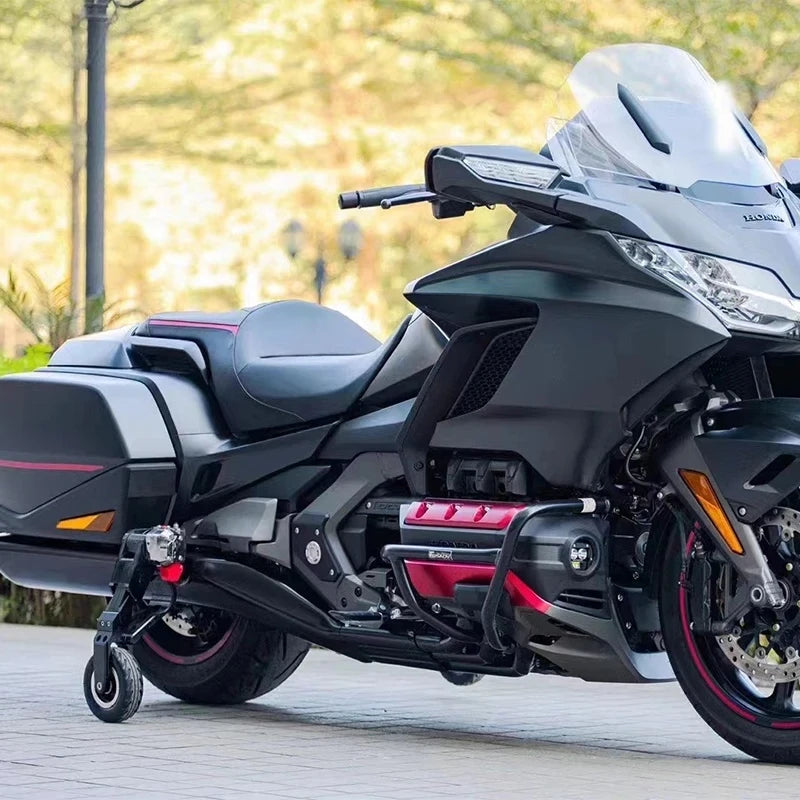 Stable Anti-tip Auxiliary Wheel | Road Glide Motorcycle Parking Stand Landing Gear