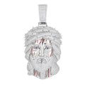 TUHE Unisex  Jesus  Pendant 925 Silver Ice Out Moissanite Pendant For Men Hip Hop Jewelry Gifts
