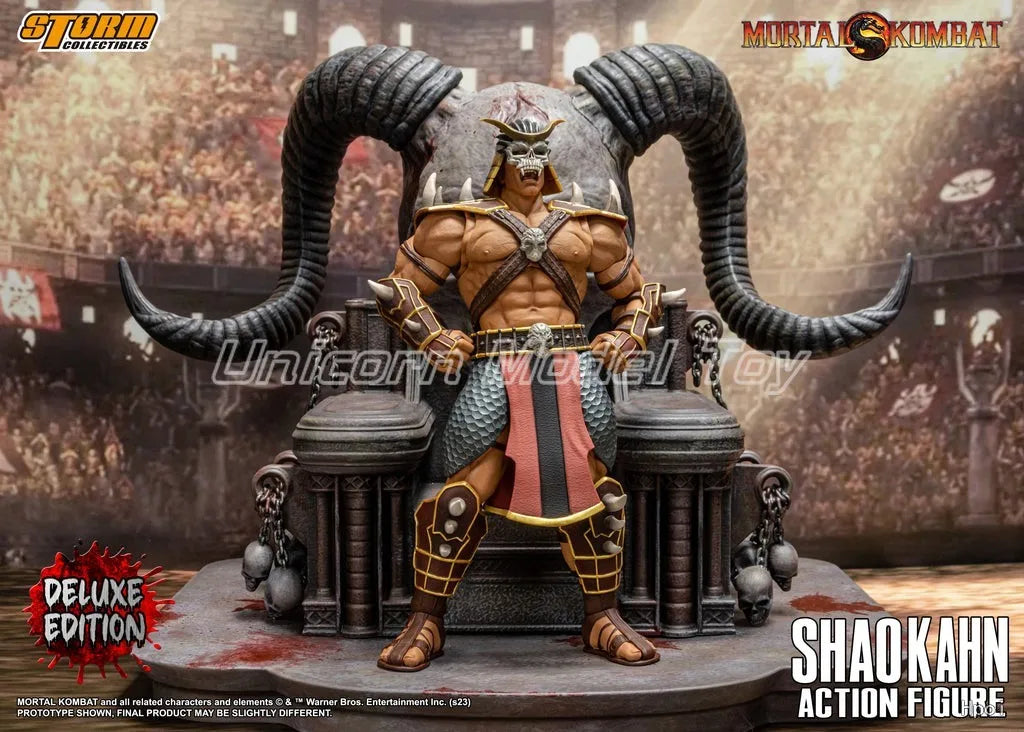 【UA】Original Storm Collectibles Mortal Kombat SHAO KAHN 1/2 Action Figures Model Toys Gifts