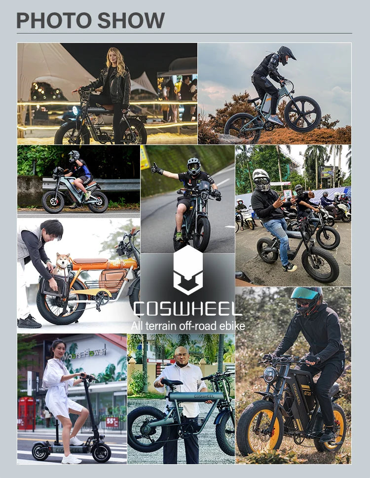 Coswheel GT20 High Speed Adults Electric Dirt Road Bike Electric Mountain Bike EU US UK Stock for Women City Ebike Electric Bike