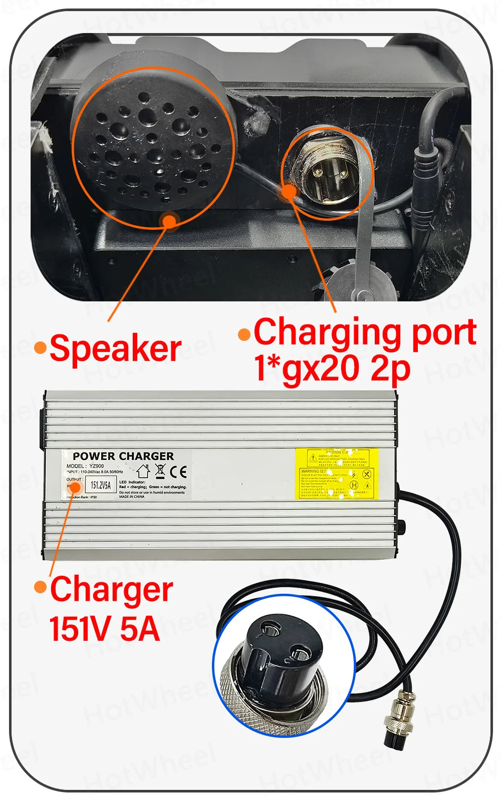 ExtremeBull Griffin 151V 2700Wh 50S Battery Smart BMS 4000W Motor 20inch Tire 100mm Suspension Bluetooth Speaker Self-balancing