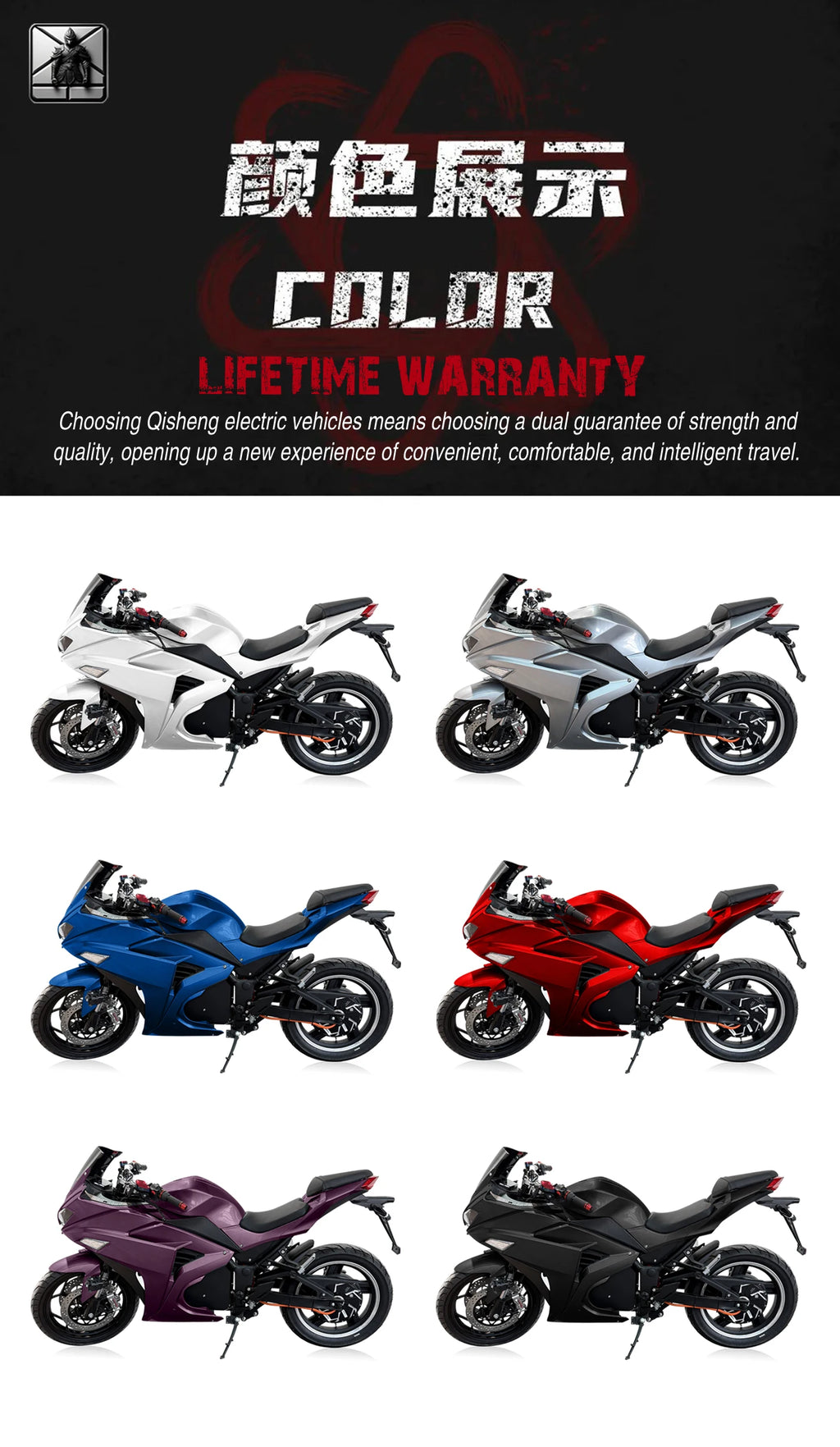3000W-8000W Power Electric Racing Motorcycles for Adults with Lithium Battery and Mid Drive Motor Excellent Value