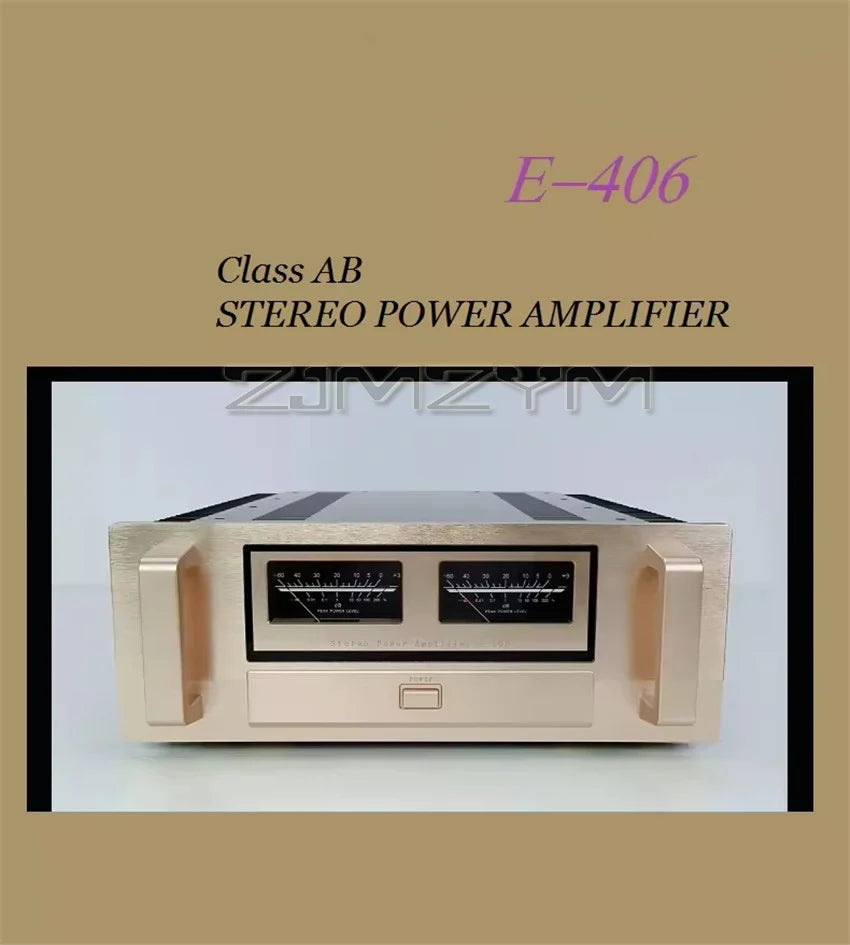 E-406 Class A And B HIFI Power Amplifier 110V/220V Rated Continuous Output Power (20HZ-20000Hz) S/N Signal-to-noise Ratio