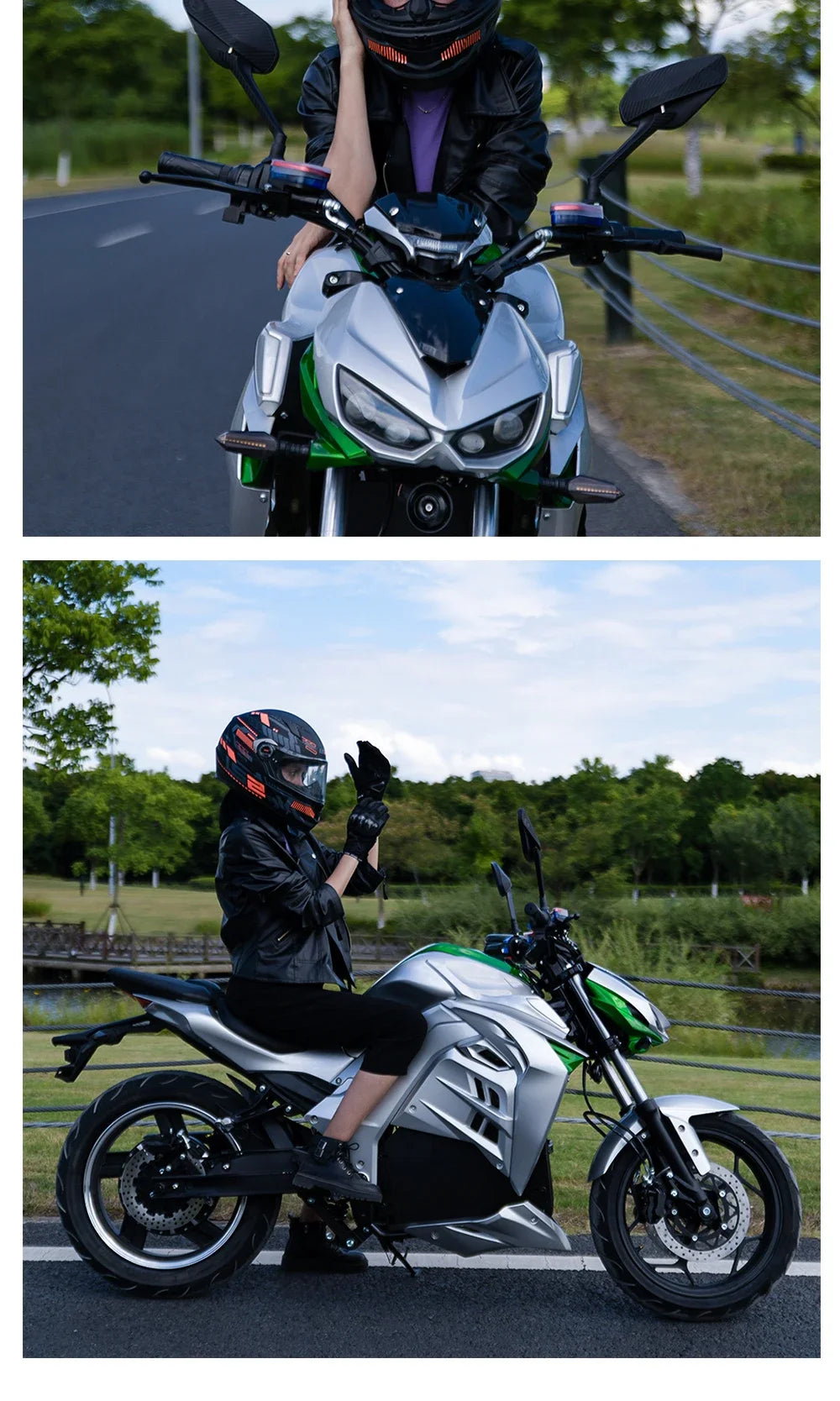Factory Hot Selling HEZZO M7 72V 5000W 8000w Electric Racing Motorcycle 50Ah 130Km/H GPS Tracker Moped E  with EEC COC  Chopper