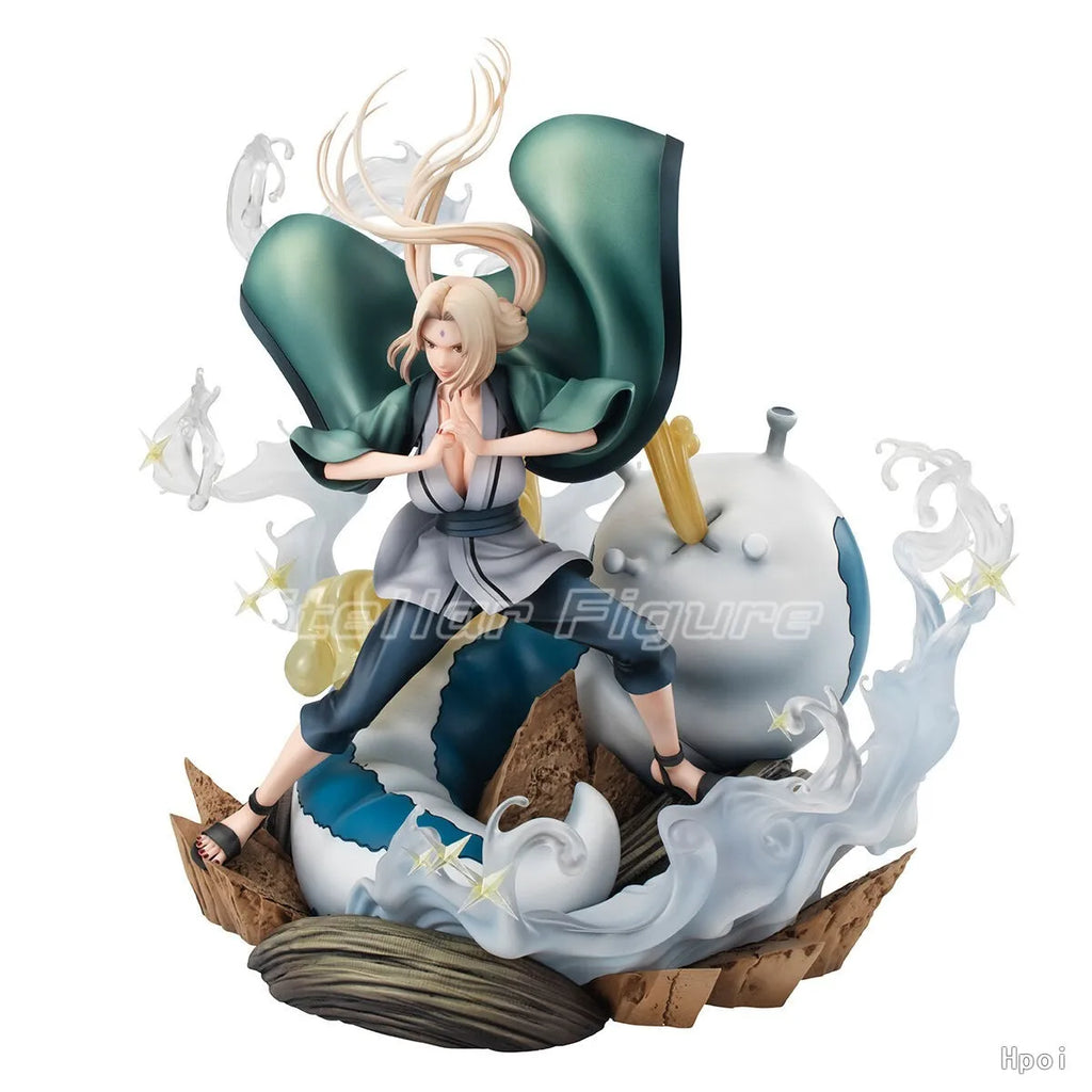 【SF】In Stock MegaHouse GALS Series NARUTO Shippuden Tsunade Figures Model Collection Gift