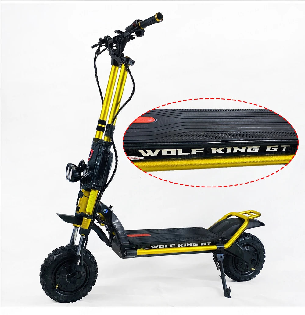 KB Wolf King GT Pro 2000W*2 Dual Motor 72V 35Ah Battery 11inch Run-proof Tires TFT Display Sine Wave Controller Electric Scooter