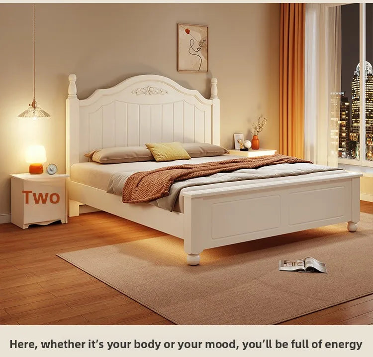 wooden single bed household simple 180x200 modern bed frame comfortable minimalist muebles para dormitorio bedroom furniture