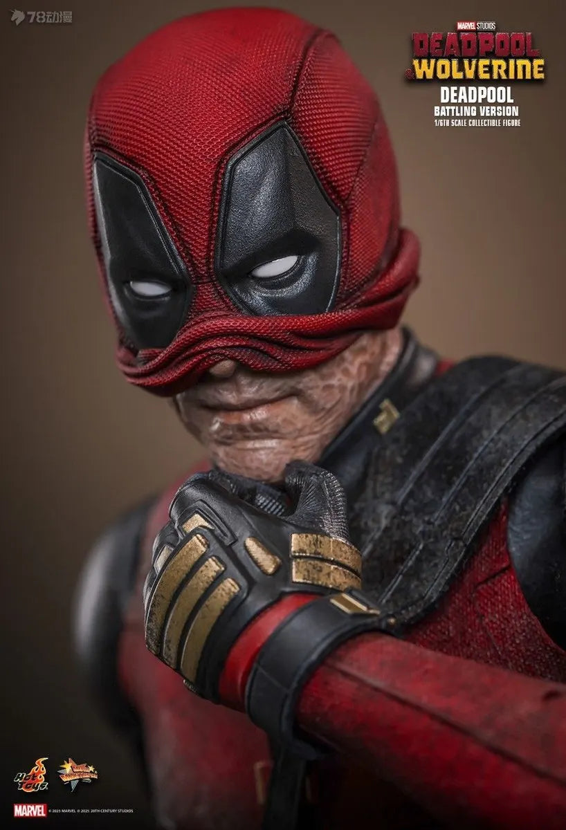 In Stock HOT TOYS MMS782 Deadpool BATTLING VERSION 1/6 Movable Model Collection Toys HT MMS 782 Deadpool & Wolverine Wade