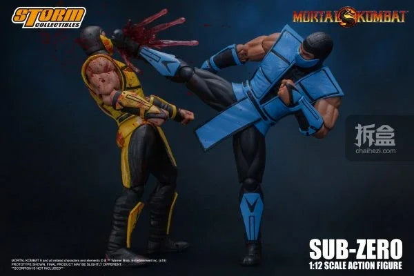 Storm Toys Genuine Mortal Kombat Series Fire Dragon Sub-Zero Motaro Lu Kang Goro Fighting Game 1/12 Action Figures Model Toys
