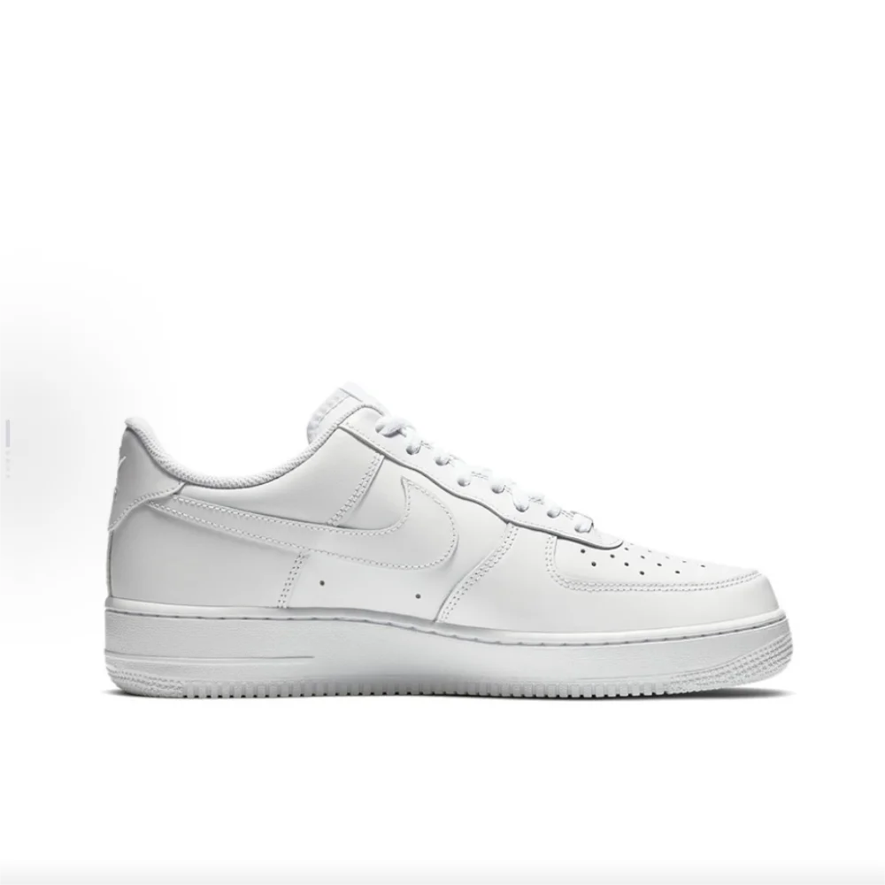 Nike Air Force 1 AF1 All-White Unisex Low-Top Casual Skate Shoes CW2288-111