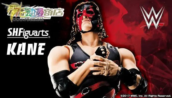 BANDAI Genuine S. H. Figuarts Series Reality Artist Series WWE Kane，Paul Levisk，Steve Austin，Dwayne Johnson Movable Model