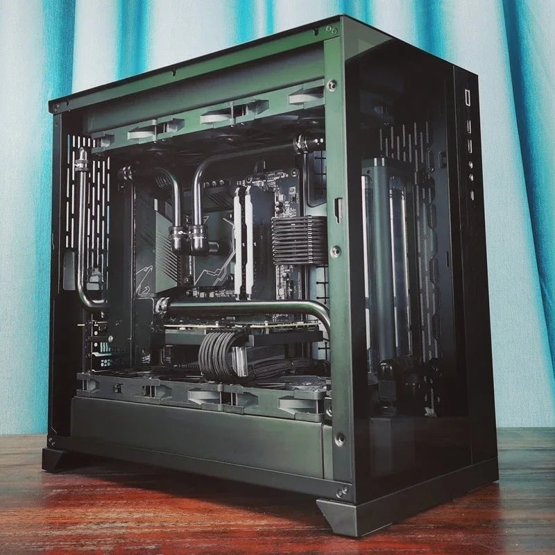 I9 14900K 9800x3D rtx5080 5090 split water-cooled desktop computer host