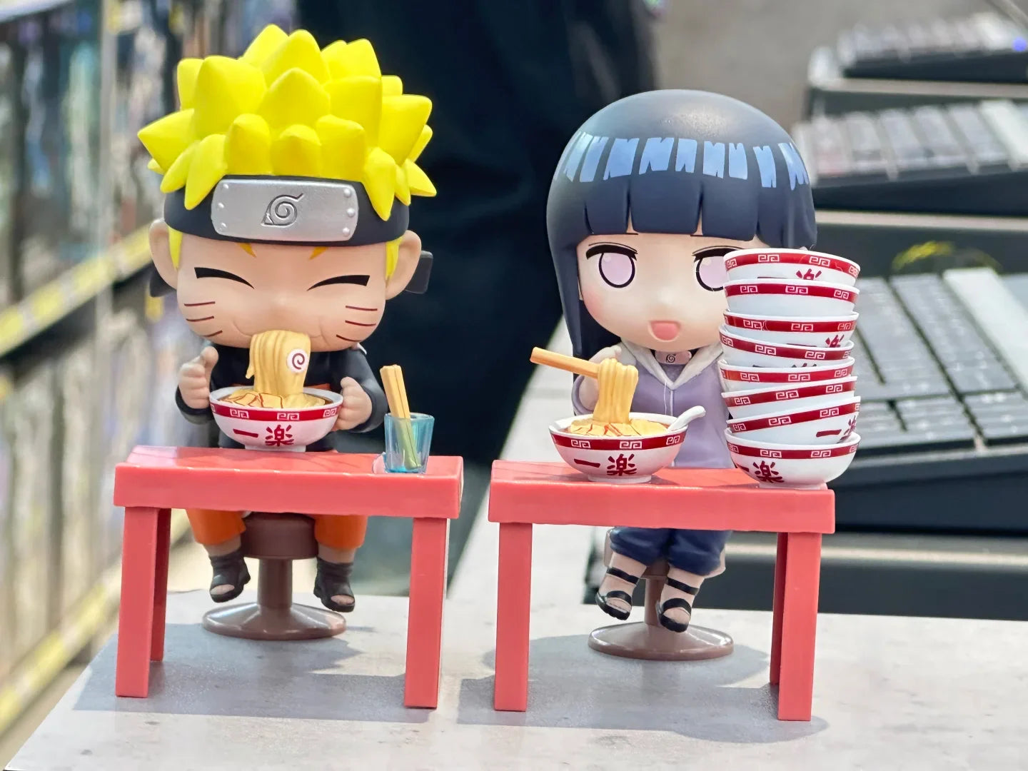 New In Stock Genuine Bandai Naruto Breeze Ramen Lamian Noodles Theme Blind Box Handmade Ornament  Gift Naruto Sasuke Model Toys