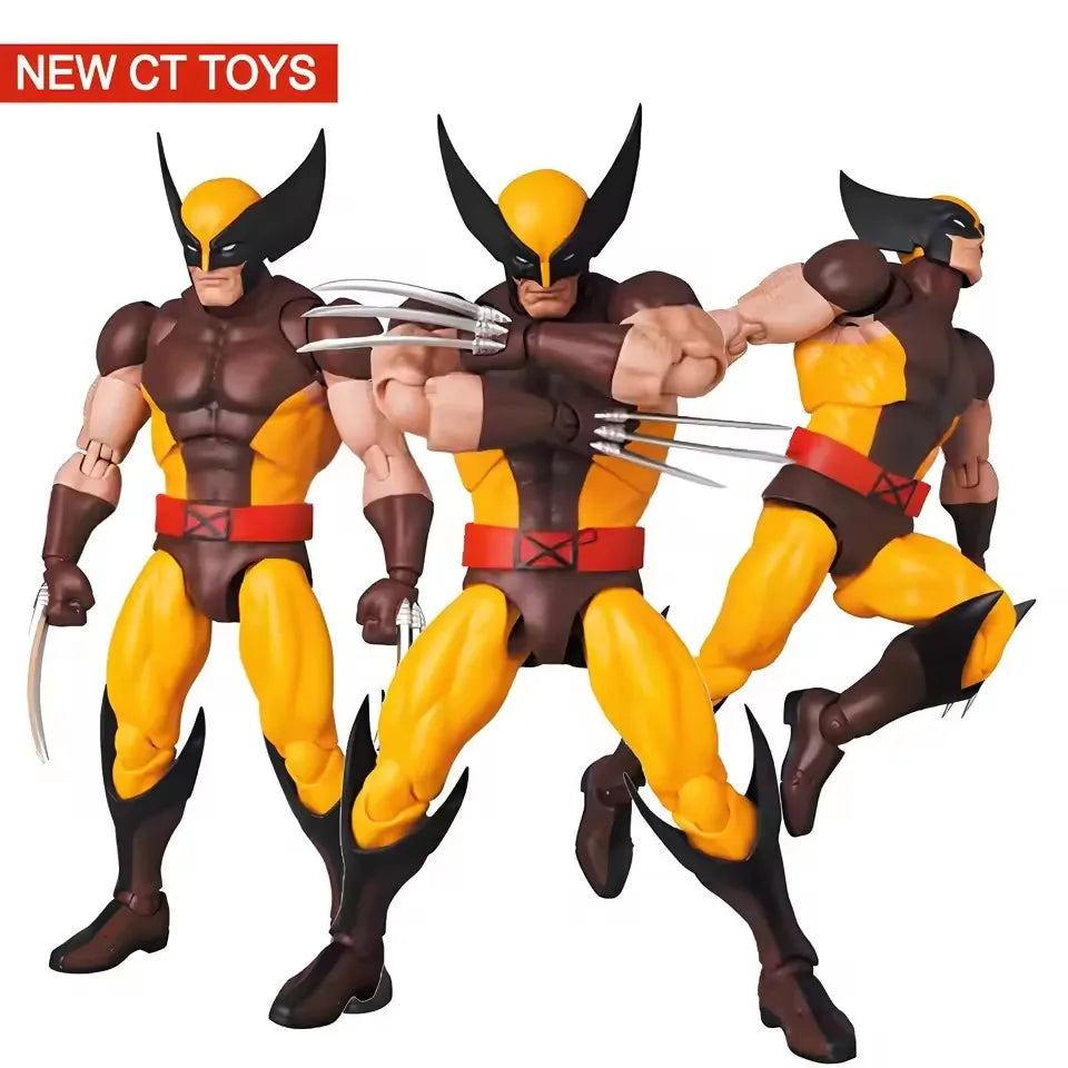 Ct Toys Wolverine Action Figure Deadpool Mafex 096 Figure Mafex 138 X Men Comic Version Figurine Collection Model Toys