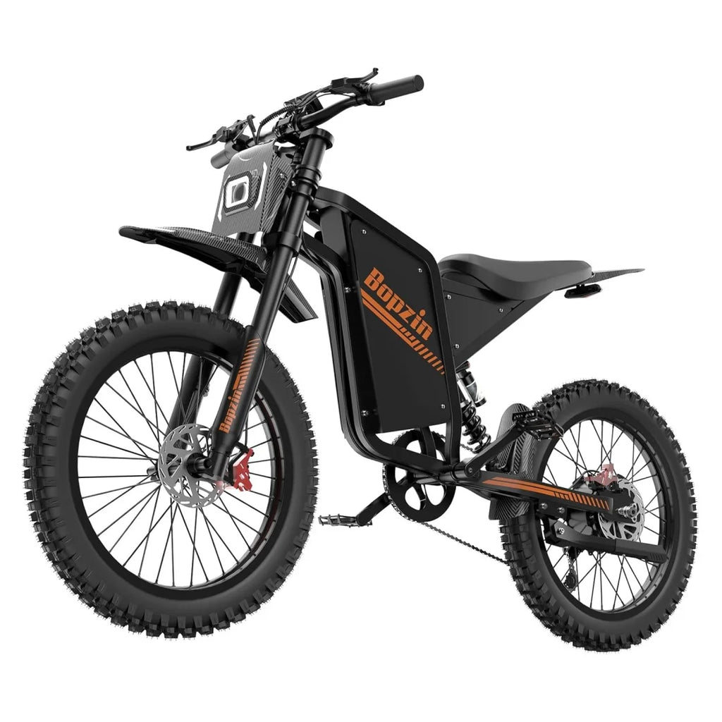 Electric Dirt Bike for Adults 45MPH 25" Fat Tire 3000W Electric-Motorcycle 60V 35AH Dual Hydraulic Brakes Full Suspension
