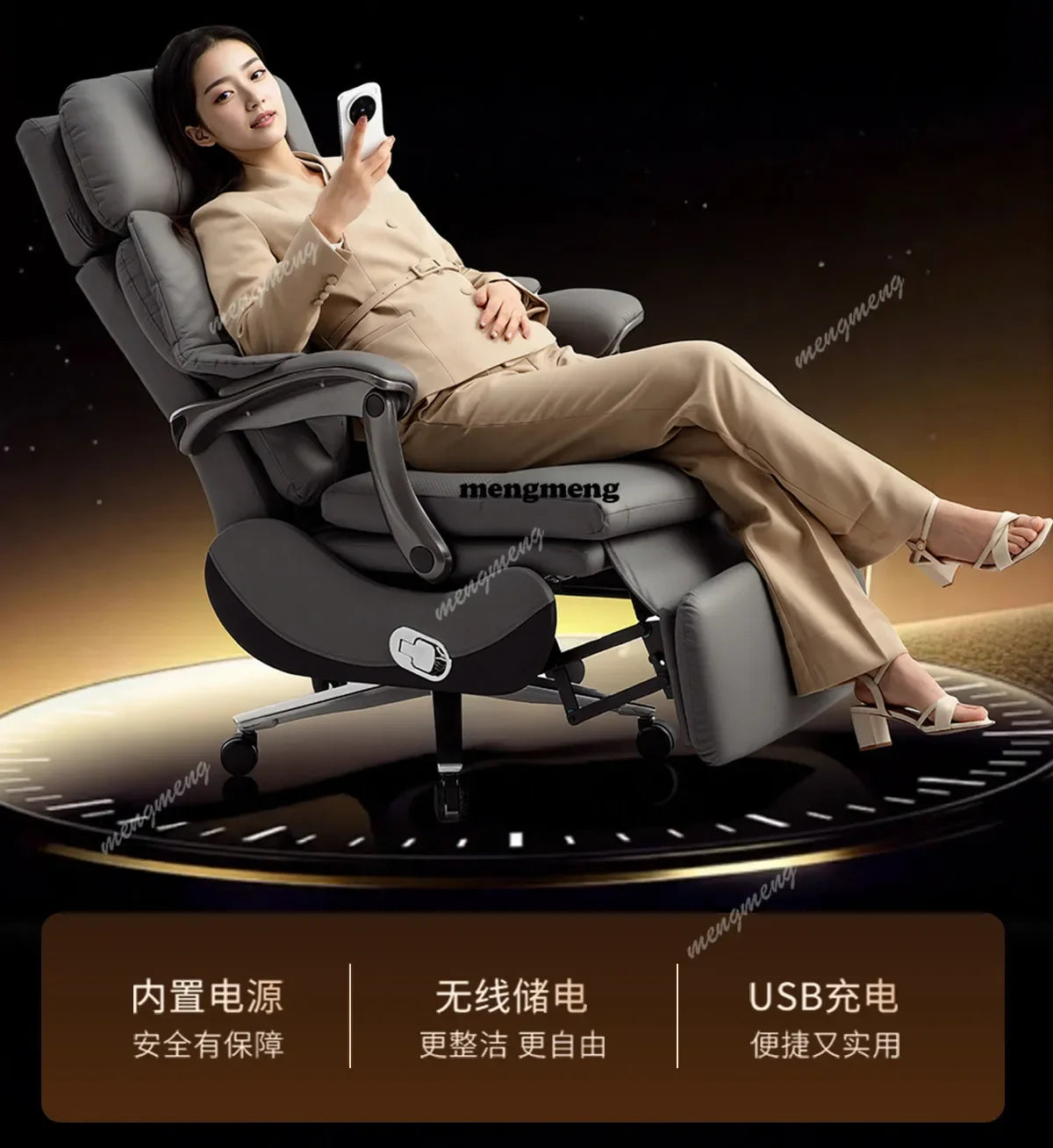 Hot sales Multi functional genuine leather elegant luxury gaming chairs cadeira gamer home furniture Ergonomically designed offi