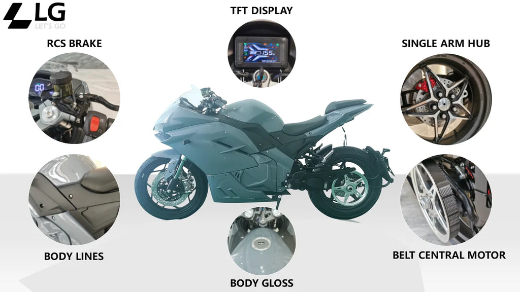 2024 HOT SALES DK-N 8000W motorcycle DELIVERY SHIPMENT DOOR TO DOOR