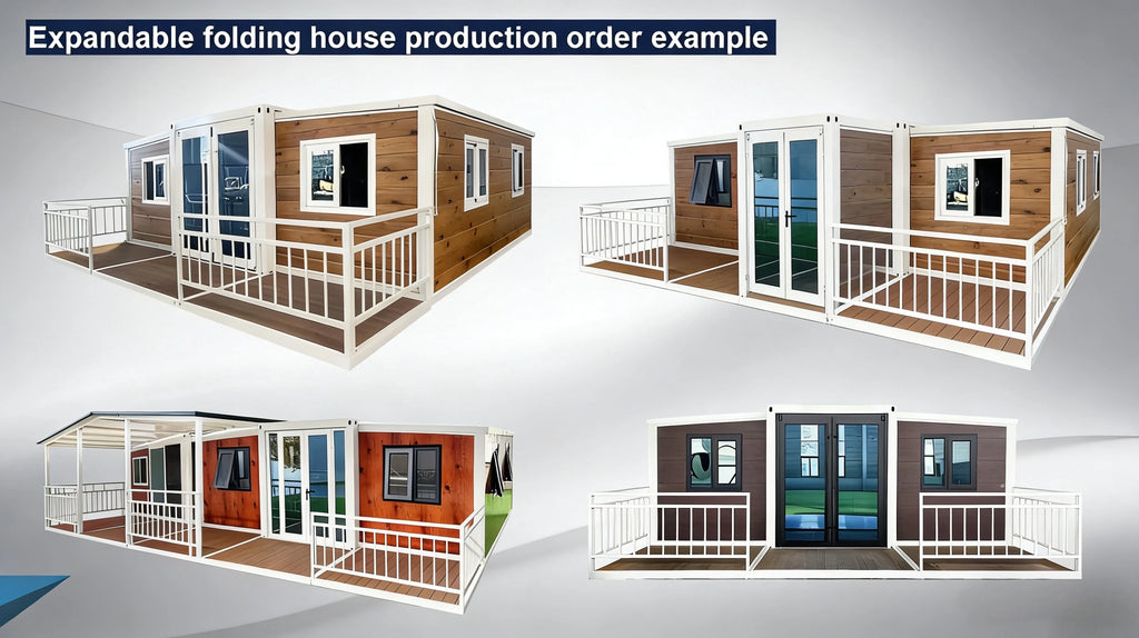 Multi-size folding container house, expandable modular house, multi-purpose, fully equipped