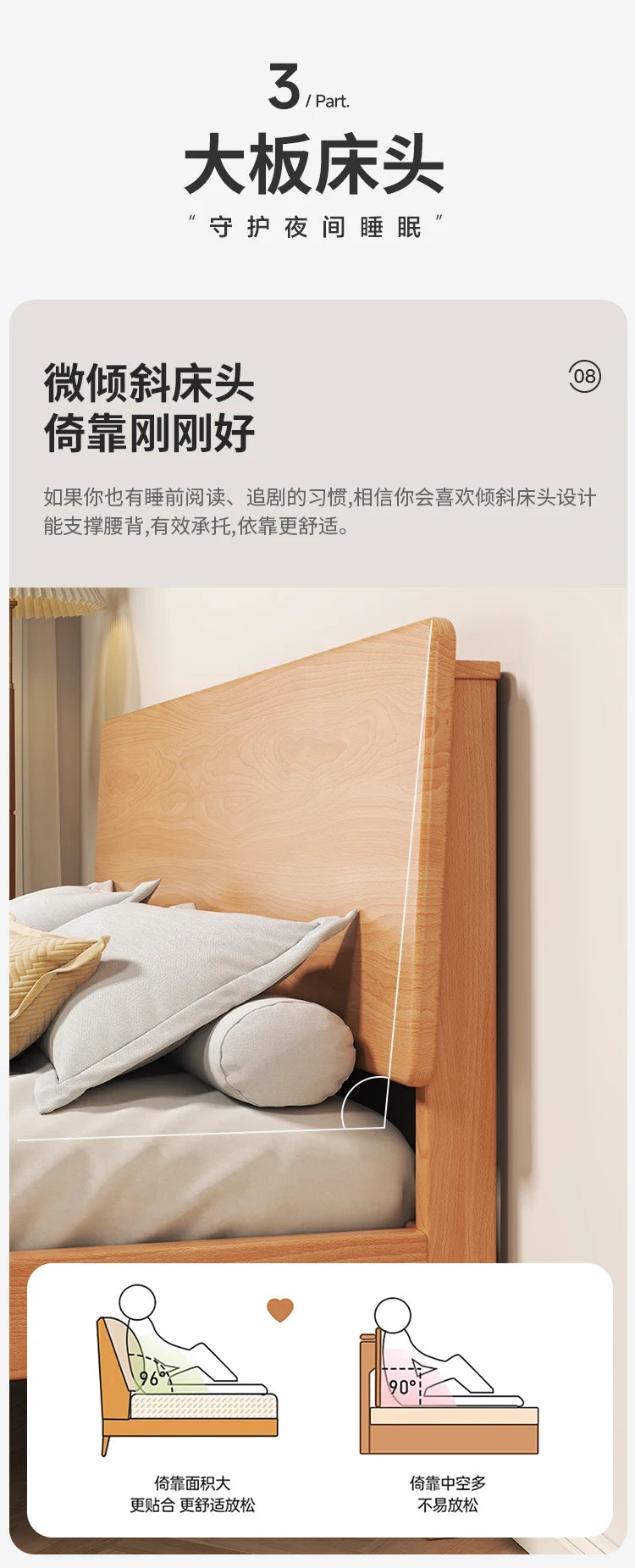 Elegant Storage Double Bed Frame Wood Platform Modern Twin Queen Bed Frame Full Size Nightstands Cama Moderno Lujo Furniture