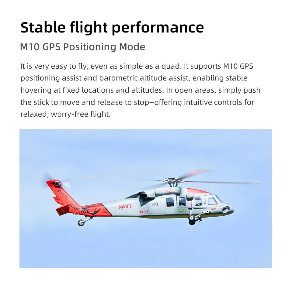 470 Size FLYWING MH-60R Seahawk Scale Helicopter LED Light ACE Flight Control MH60R RC helicopter MH60 Seahawk rc Helicopters