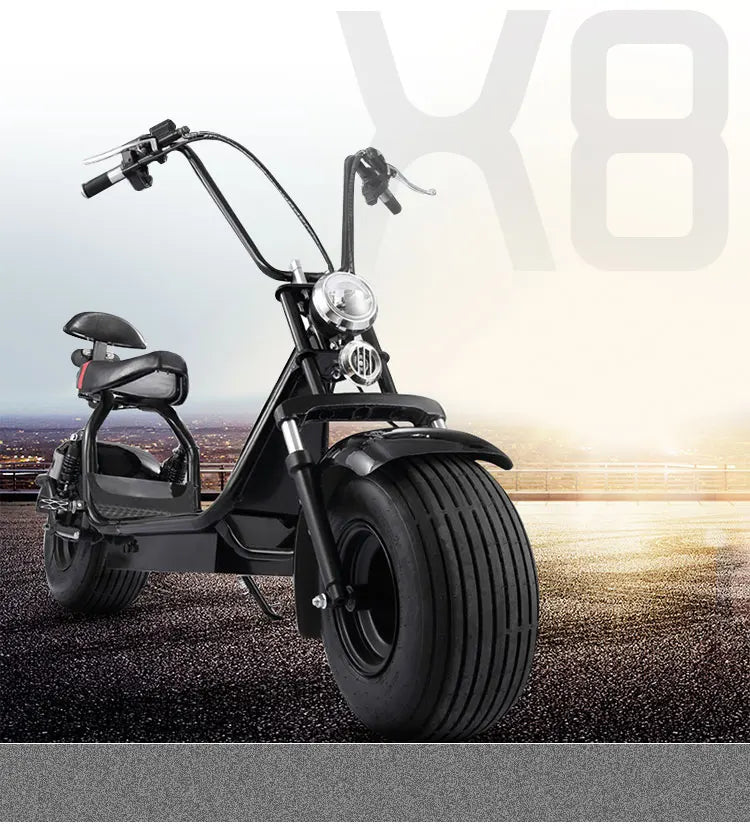 electric car two-wheel skateboard parent-child non-folding bicycle wide tire