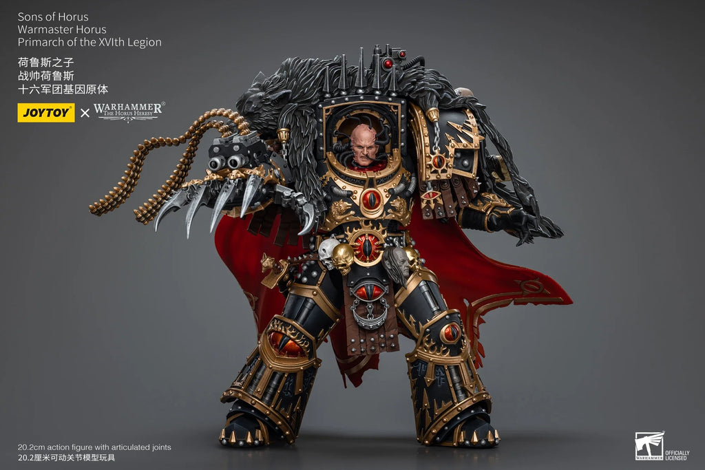 JOYTOY Warhammer 40k 1/18 Action Figures 20.2cm Sons of Horus Warmaster Horus Primarch of the XVIth Legion Collectible Toys Gift